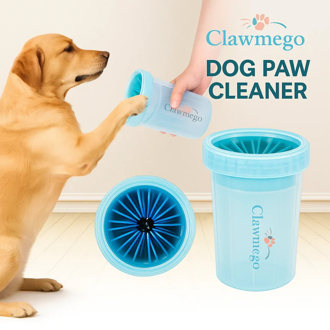 Clawmego Paw Cleaning Cup – Portable Silicone Pet Paw Washer for Dogs & Cats- Top view