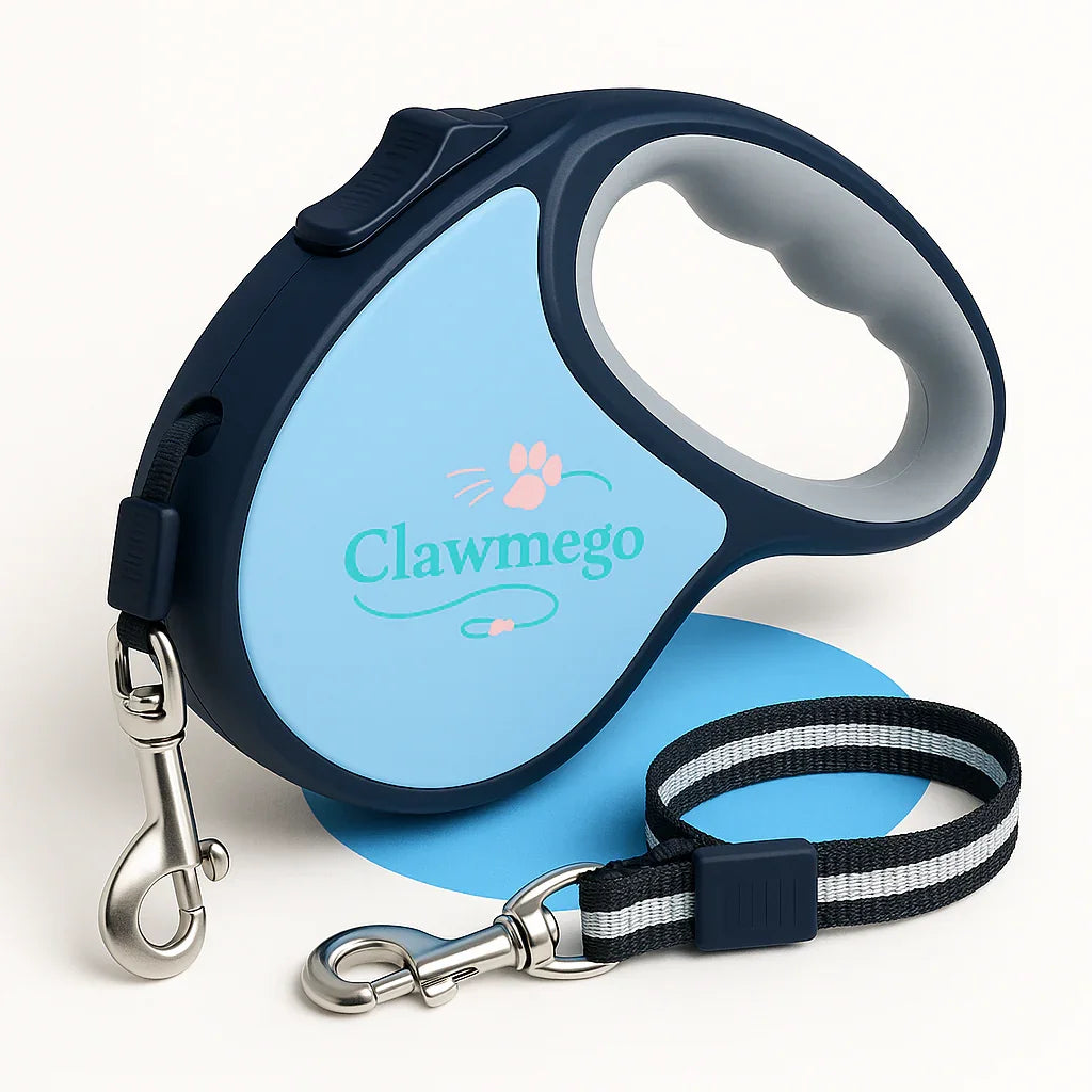 Clawmego Retractable Dog Leash – Adjustable, Tangle-Free & Comfort Grip- Product view