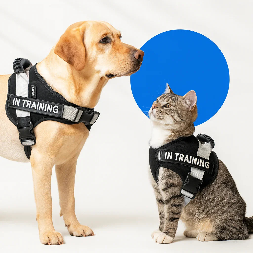 Daily Walk Adjustable Dog Harness – Comfort Fit by Clawmego- Lifestyle view